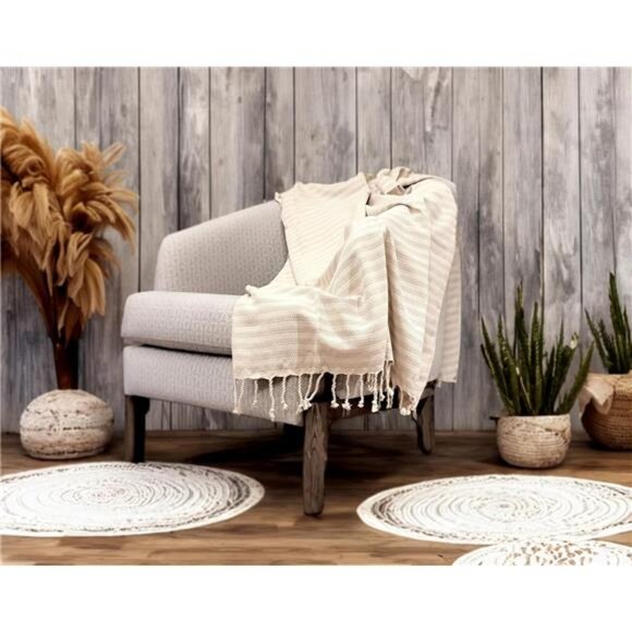 Turkish Bath Towels 100% Cotton Beach Towel Oversized Quick Dry - Picture 2 of 7